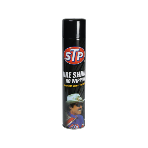 اسپری  گازی براق کننده و محافظت کننده لاستیک اس تی پی ( STP )، حجم 650 میلی لیتر